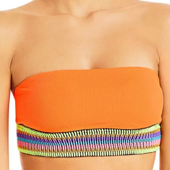 PEIXOTO Swimwear Set Bottom/Top Classic Bikini Orange Size XS - Picture 2 of 8